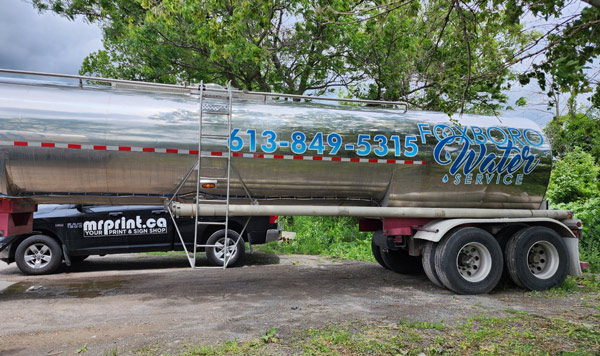 Water Truck Wrap