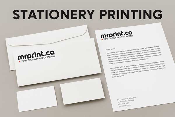 Stationery printing - letterhead, envelopes, notepads Belleville Toronto