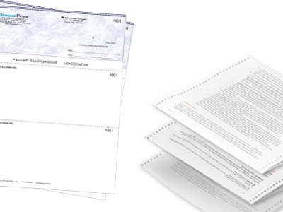 Printed forms and invoices
